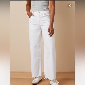 AE super high waisted baggy wide leg ankle jeans 4 short NWT